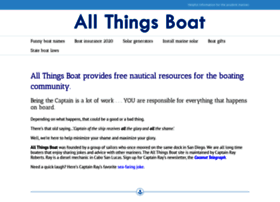 Allthingsboat.com thumbnail