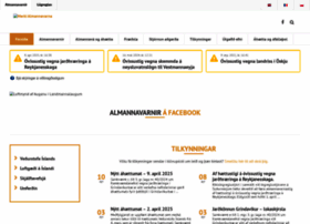 Almannavarnir.is thumbnail