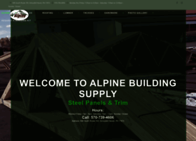 Alpinebuildingsupply.com thumbnail