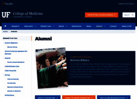 Alumni.med.ufl.edu thumbnail