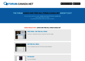 Always-one-tree-hill.forum-canada.net thumbnail