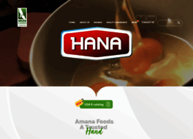 Amana-foods.com thumbnail