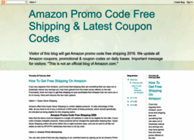 Amazonpromocodesfreeshipping.blogspot.com thumbnail