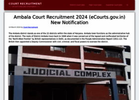 Ambala.courtrecruitment.com thumbnail