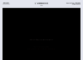 Ambroisie-paris.com thumbnail