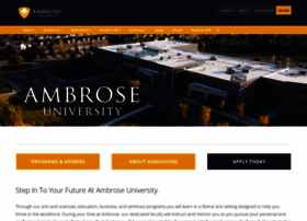 Ambrose.edu thumbnail