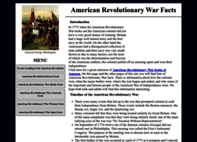 American-revolutionary-war-facts.com thumbnail