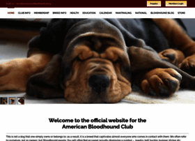 Americanbloodhoundclub.org thumbnail