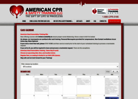 Americancpr.enrollware.com thumbnail