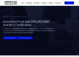 Americanfirstaidandcpr.com thumbnail