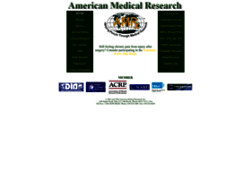 Americanmedicalresearch.com thumbnail