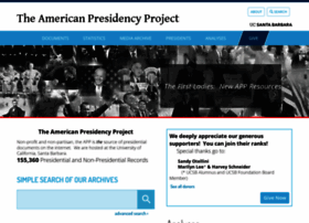 Americanpresidency.org thumbnail