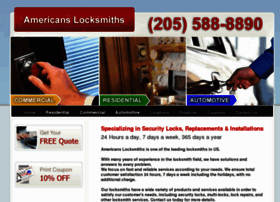 Americanslocksmiths.com thumbnail