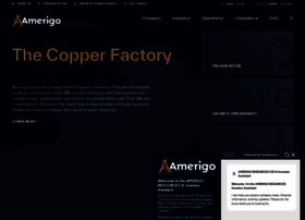 Amerigoresources.com thumbnail