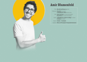 Amirblumenfeld.com thumbnail