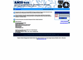 Amis.unimap.edu.my thumbnail