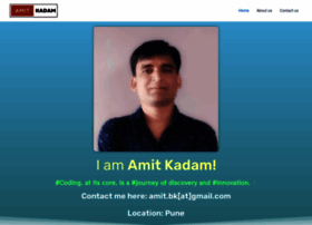 Amitkadam.in thumbnail