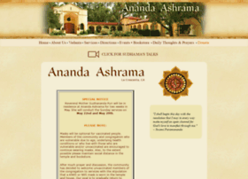 Anandaashrama.org thumbnail