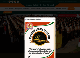Anandpublicschool.org thumbnail