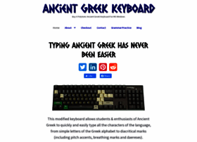 Ancientgreekkeyboard.com thumbnail
