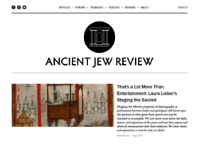 Ancientjewreview.com thumbnail