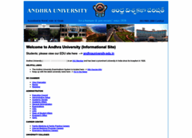 Andhrauniversity.info thumbnail