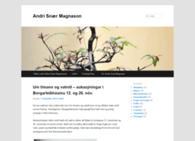 Andrisnaer.is thumbnail