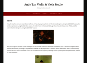 Andytanviolin.com thumbnail