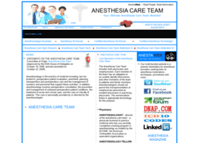 Anesthesiacareteam.com thumbnail