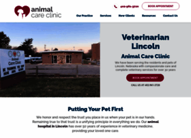 Animalcarecliniclincoln.com thumbnail