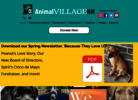 Animalvillagenm.org thumbnail
