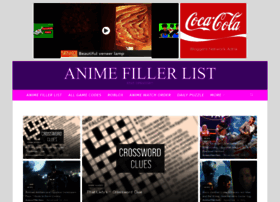 Animefillerlists.com thumbnail