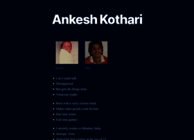 Ankeshkothari.com thumbnail