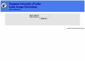 Anket.eul.edu.tr thumbnail