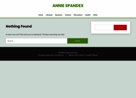 Anniespandex.com thumbnail