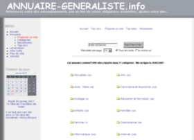 Annuaire-generaliste.info thumbnail