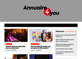 Annuaire4you.com thumbnail