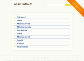 Ansm-intra.fr thumbnail