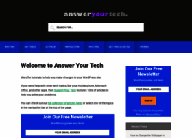 Answeryourtech.com thumbnail
