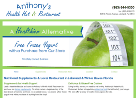 Anthonyshealthhutandrestaurant.com thumbnail