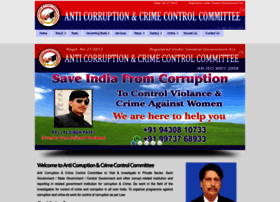Anticorruptionandcrimecontrolcommittee.org thumbnail