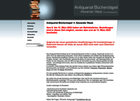 Antiquariat-buecherstapel.de thumbnail