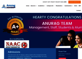 Anurag.ac.in thumbnail