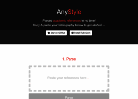 Anystyle.io thumbnail Anystyle.io thumbnail