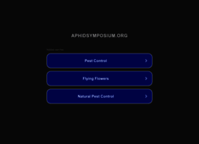 Aphidsymposium.org thumbnail