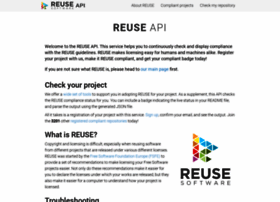 Api.reuse.software thumbnail