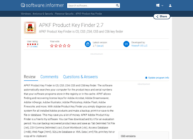 Apkf-product-key-finder.software.informer.com thumbnail