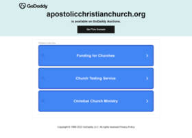 Apostolicchristianchurch.org thumbnail