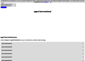 Appel-international.net thumbnail