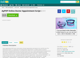 Apphp-online-doctor-appointment-script.soft112.com thumbnail